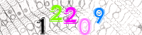 Blue Captcha Image