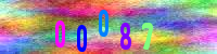 Blue Captcha Image