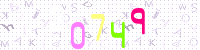 Blue Captcha Image