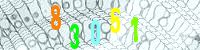 Blue Captcha Image