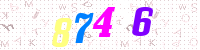 Blue Captcha Image