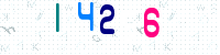 Blue Captcha Image