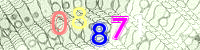 Blue Captcha Image