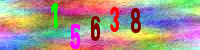 Blue Captcha Image