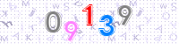 Blue Captcha Image