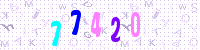 Blue Captcha Image