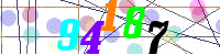 Blue Captcha Image