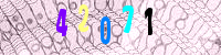 Blue Captcha Image