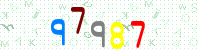 Blue Captcha Image