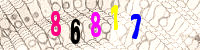 Blue Captcha Image