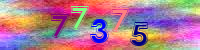 Blue Captcha Image