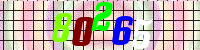 Blue Captcha Image
