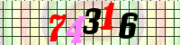 Blue Captcha Image