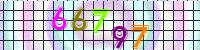 Blue Captcha Image