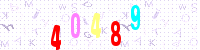 Blue Captcha Image