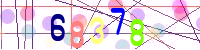 Blue Captcha Image
