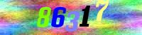 Blue Captcha Image