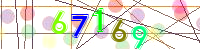 Blue Captcha Image