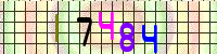 Blue Captcha Image