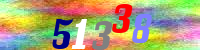 Blue Captcha Image