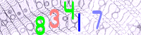 Blue Captcha Image