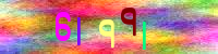 Blue Captcha Image