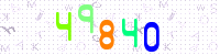 Blue Captcha Image