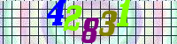Blue Captcha Image