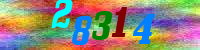 Blue Captcha Image