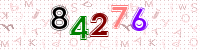 Blue Captcha Image