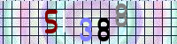 Blue Captcha Image