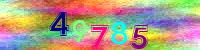 Blue Captcha Image