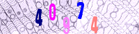 Blue Captcha Image