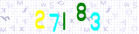 Blue Captcha Image