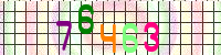Blue Captcha Image