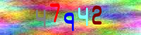 Blue Captcha Image