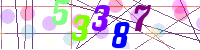 Blue Captcha Image