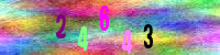 Blue Captcha Image