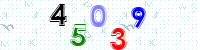 Blue Captcha Image