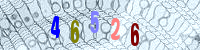 Blue Captcha Image