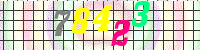 Blue Captcha Image