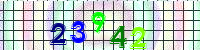 Blue Captcha Image