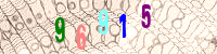 Blue Captcha Image