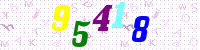 Blue Captcha Image