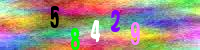 Blue Captcha Image