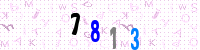 Blue Captcha Image