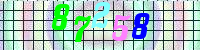 Blue Captcha Image