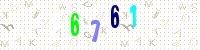 Blue Captcha Image