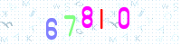Blue Captcha Image