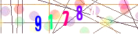 Blue Captcha Image